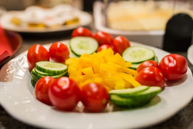 Frisches zum Frühstücken in der Pension "Zum Wilden Hannes"